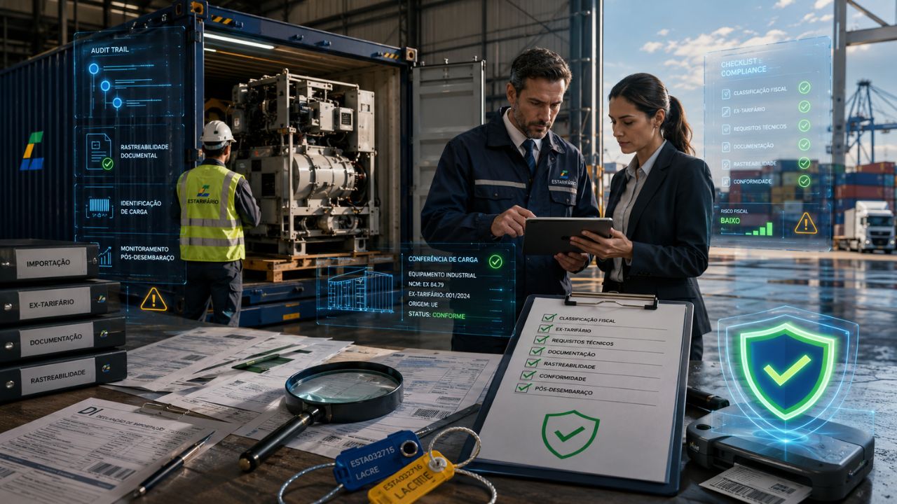 Auditoria e Compliance Aduaneiro no Ex-Tarifário: Como Evitar Multas e Autuações da Receita Federal Pós-Desembaraço