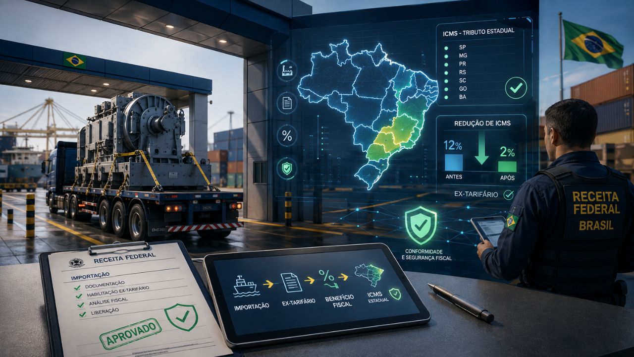 Impacto do Ex-Tarifário no ICMS-Importação: Como Garantir a Isenção ou Redução de Alíquota Estadual na Entrada do Equipamento